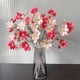 thumbnail image 4 of Xiao Hua 6 flores artificiales de tacto real para decoración del hogar, oficina, boda, arreglo floral (Q47), 4 of 5