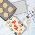 thumbnail image 5 of Yayeee Pot Holders Kitchen Heat Resistant with Pocket 7"x9.8" Cotton Oven Cooking Hot Pads, Red Autumn Leaves, 5 of 7