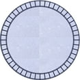 thumbnail image 1 of Ahgly Company Machine Washable Indoor Round Transitional Lavender Blue Area Rugs, 6' Round, 1 of 7