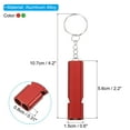 thumbnail image 2 of Uxcell Survival Whistle, 4 Pack Loud Sound Safety Whistle for Hiking, Red, Green, 2 of 6