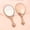 Rose Gold, variant on YHAICO Elegant Rose Gold Handheld Mirror with Classic Engraved Design - High-Definition Glass for True-to-Life Makeup - Compact Portable Mirror for Travel