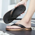 thumbnail image 3 of Dakaela Men's Women's Flip Flops Non Slip Casual Shower Shoes Summer Walking Thong Sandals Gold 7.5, 3 of 6
