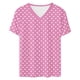 thumbnail image 3 of Camisetas Casuales de las Mujeres Impresas de Manga Corta con Cuello en V Blusa de Moda Cómoda para el Uso Diario Casual, 3 of 5