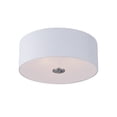 thumbnail image 1 of Maxim 10010WLSN Bongo 3-Light Flush Mount, Satin Nickel, 1 of 7