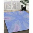 thumbnail image 2 of Ahgly Company Indoor Square Patterned Day Sky Blue Area Rugs, 7' Square, 2 of 6