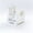 White, variant on Desktop Memo Note Holder and Stationary Display Stand, Professional ABS Organizer for Office Sticky Notes and Reminders, 15cm Compact Design for Workstation, Pristine Alabaster White