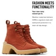 thumbnail image 3 of Sorel Women's Hi-Line Heel Lace Boot - Warp Red, Tawny Buff - Size 9.5, 3 of 6