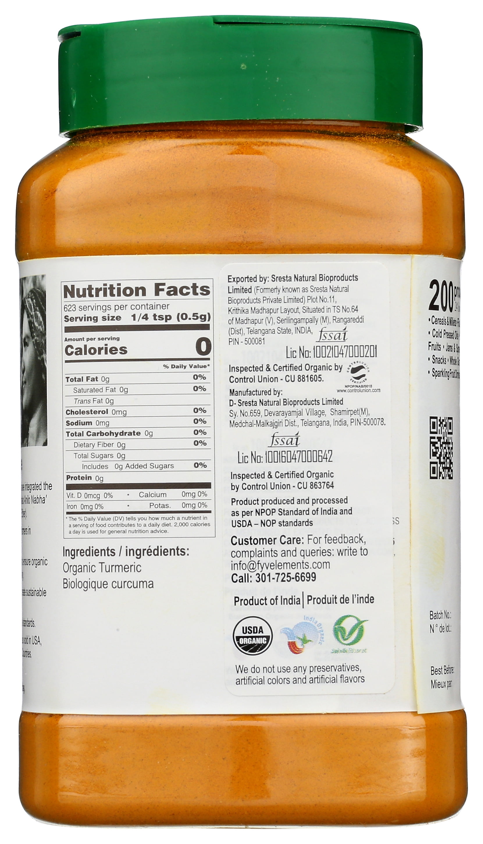 (2 pack) 24 Mantra Organic Turmeric Powder, 11 Oz