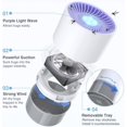 thumbnail image 4 of Lámpara antimosquitos, lámpara eléctrica antimosquitos para interiores, lámpara antimosquitos USB portátil para dormitorio, camping y exteriores., 4 of 5