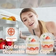 thumbnail image 6 of GIXUSIL 25 Pcs Disposable Clear Plastic Cups with Dome Lids,Ice Cream Cups,8oz Dessert Cups,Mini Parfait Appetizer Containers,Great for Parties, Birthdays, and Sweet Treats, 6 of 7