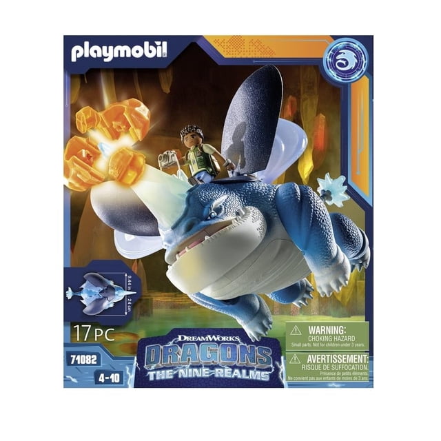 Set de Juego Playmobil Dragons: Nine Realms Plowhorn & D'Ange 17 Piezas