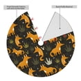 thumbnail image 2 of Lsque Funny Fox by the Field Print Christmas Tree Skirt, Tree Skirt with Ties or Velcro, Perfect for Holiday Decorations, Halloween, and New Year-48", 2 of 7
