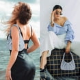 thumbnail image 4 of LHSHID Shoulder Handbag for Women Fashion Ruched Shoulder Hand Purse Sofii Clutch Hobo Bag Trendy Purse for Lady, 4 of 9