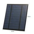 thumbnail image 4 of 2.5W / 5V / 3.7V Cargador solar portátil con puerto USB Compacto Cargador de teléfono con panel sola Tomshoo  Panel, 4 of 7