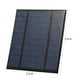 thumbnail image 4 of 2.5W / 5V / 3.7V Cargador solar portátil con puerto USB Compacto Cargador de teléfono con panel sola Tomshoo  Panel, 4 of 7