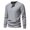 GY1, variant on Ketyyh-chn99 Mens Summer Shirts Fall Clothes Autumn And Winter Men's New Long Sleeve Round Neck T Shirt Underlay Four Button Long Sleeve T Shirt GY1,XL