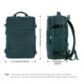 thumbnail image 3 of Mochila De Viaje Grande, Mochila De Transporte Impermeable, Mochila De Senderismo, Mochila Para Deportes Al Aire Libre, Mochila De Equipaje Portátil Con Puerto De Carga USB, Compartimento Para Zapatos, 3 of 4