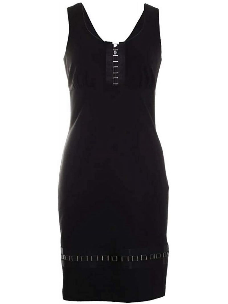 cotton dress for women knee length Karen Kane Lantern Sleeve Button Dress