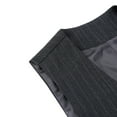 thumbnail image 4 of Cloudstyle Men's Single-Breasted Striped Vest, 4 of 12