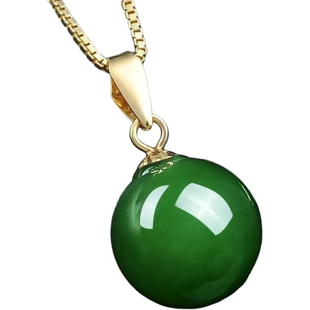 2026 Unisex Women Jewelry Women Men New Fashion Concise Green Jade Crystal Emerald Natural Stone Pendant Necklaces For Choker Necklace Party Gifts Decoration Luxury Accessories Trendy For[x889]
