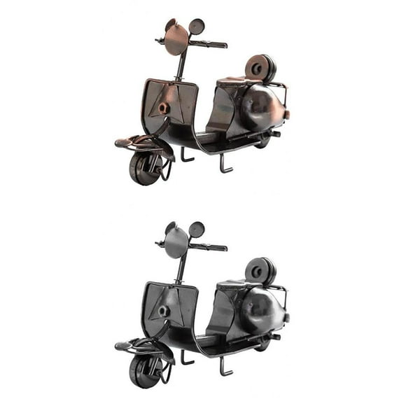 2pcs Motocicleta Modelo Vintage Ovejas Motor Coche Para Niños