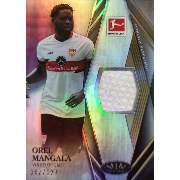 Topps 2022 Tier One - Bundesliga Orel Mangala Trading Card (Relic Card) #TOR-OM