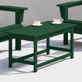 thumbnail image 2 of Westin Outdoor 35" Inch Adirondack Coffee Table for Patio Backyard UV Weather Resistant HDPE Plastic, Dark Green, 2 of 5