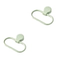 thumbnail image 1 of Unatoiry Wall Mounted Towel Rack Hanging Washcloth Ring Household Organizing Holder Green 2Set, 1 of 6
