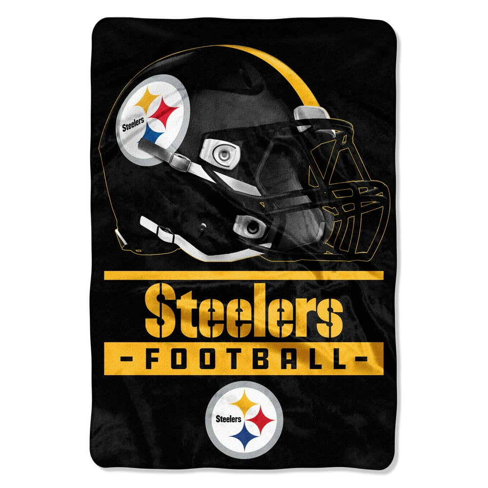NFL Pittsburgh Steelers Sideline Oversized 62" x 90" Micro Raschel