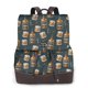 thumbnail image 1 of Balery Cigar Mochila de Cuero para Mujeres, Gran Capacidad, Bolsa de Viaje Multifuncional, Mochila de Cuero y Bolsa de Hombro para Mujeres, 1 of 4