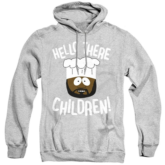 South Park Hello There Children Unisex Adult Pull-Over Hoodie,Athletic Heather, Small