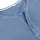 thumbnail image 5 of Blusas y camisas de manga larga con cuello redondo para hombre, blusa informal de moda con bloques de color, manga larga, cuello redondo, blusa de poliéster, algodón y poliéster., 5 of 8