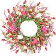 thumbnail image 1 of Corona Sggvecsy para primavera y verano, 56 cm, flor artificial colorida, 1 of 7