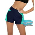thumbnail image 3 of Swim Shorts for Women High Waisted Board Shorts Tummy Control Bikini Bottoms Quick-Dry Boyshorts Layered Athletic Swimwear Bottom, 3 of 4