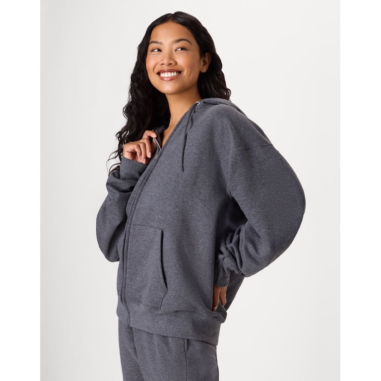 Hanes Ultimate Men's Full-Zip Heavyweight Fleece Hoodie photo 7
