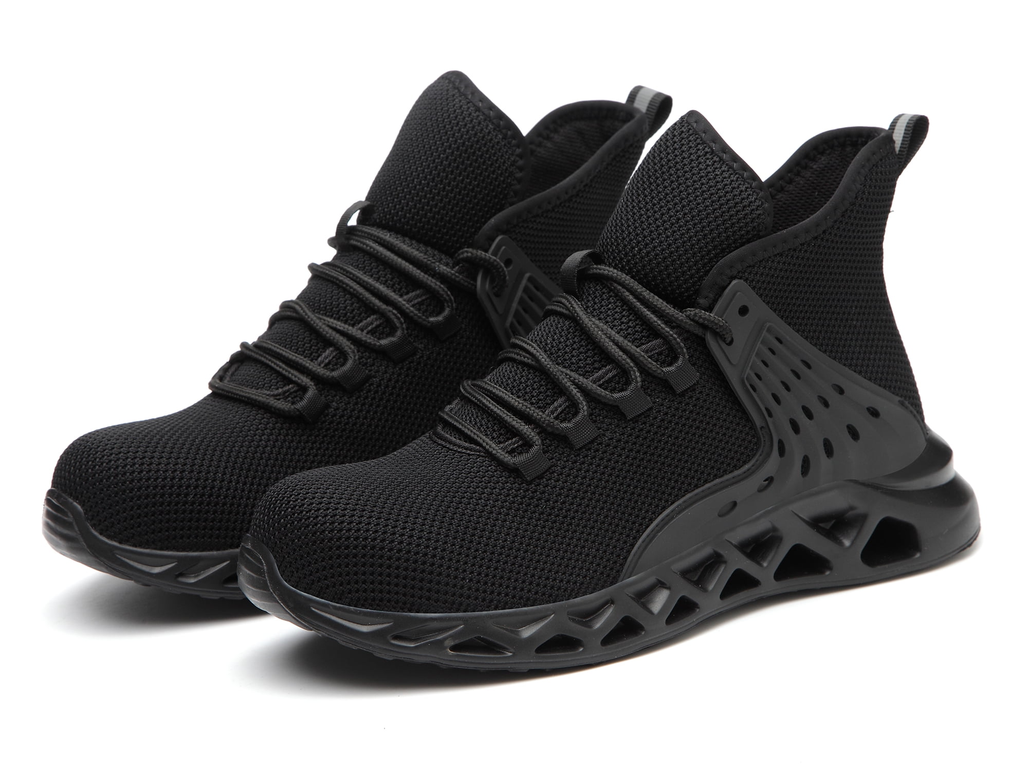 LARNMERN Steel Toe Shoes Men Lightweight Non-Slip Breathable Constrution Sneakers 