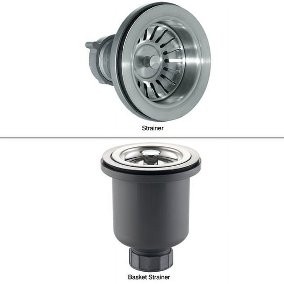 Kraus Stainless Steel Kitchen Drain and Basket Strainer