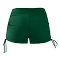 thumbnail image 5 of Lullu Girls Swim Shorts Solid Basic Quick Drying Stretch Swim Trunks Swimwear, Sizes 5-14, 5 of 7