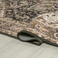 thumbnail image 4 of JONATHAN Y WASHABLE 5 x 8 Area Rug, Chapell Chenille Medallion - Black/Terra, WSH203A-5, 4 of 8