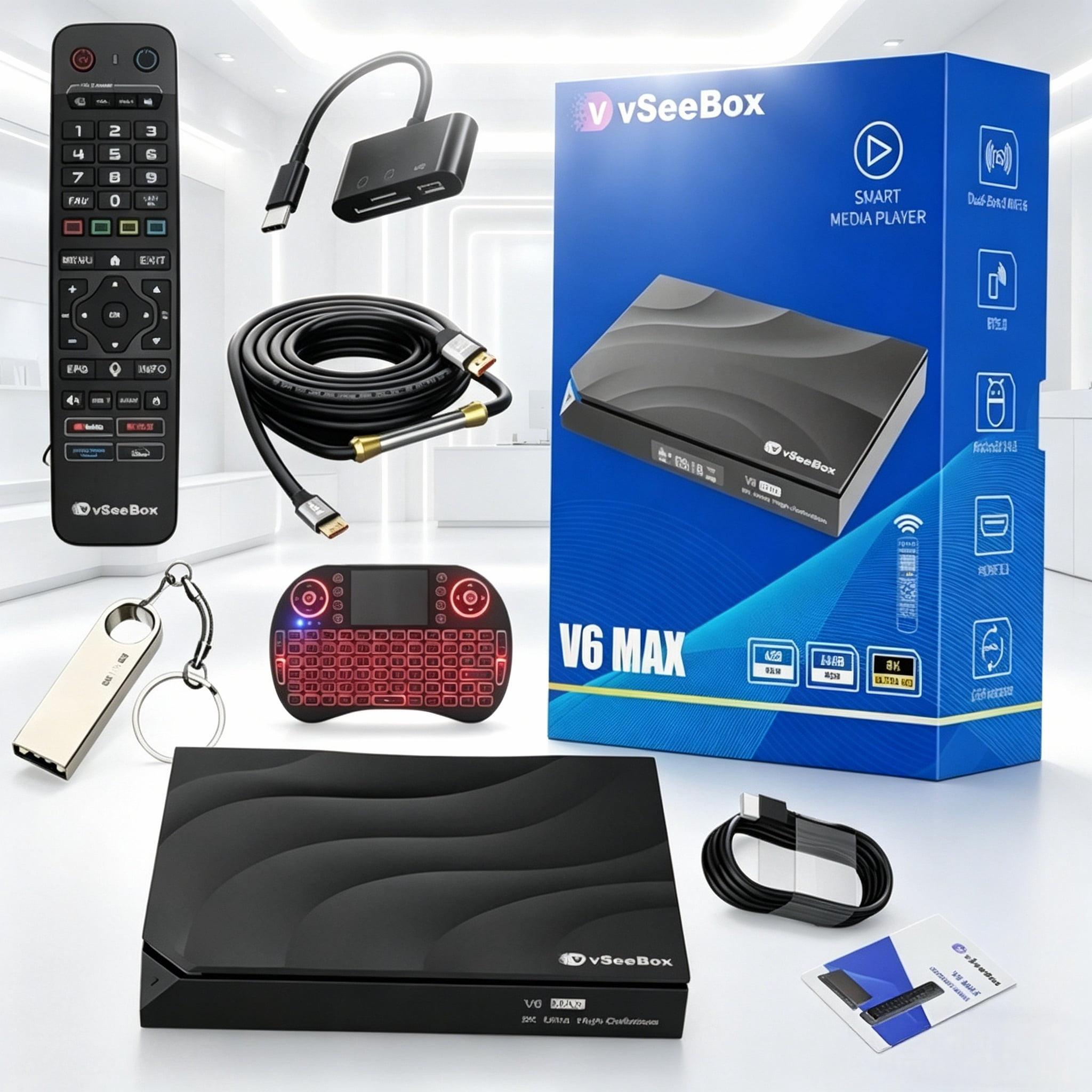 Philips Hue Play HDMI sync Box 8K - Walmart.com