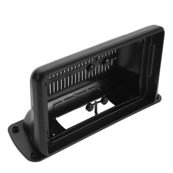 SOPOTUTU Black Car Radio Mounting Frame for Truck Stereo Installation Compatible with Most Vehicle Models