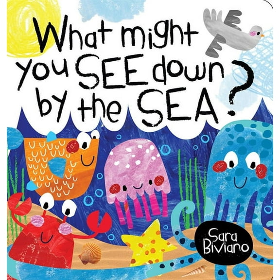 What Might You See Down by the Sea?, (Board Book)