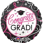 Sparkling Grad 18" Balloon (Each)- Graduation Party