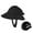A, variant on Women's Cycling Sun Hat with ABS Shell and Wide Brim for Biking and Mountaineering, Army Green, 1 Pack