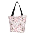 thumbnail image 1 of Fotbe Cute Rabbit Bolsa de Playa con Estampado, Bolsa de Hombro, Bolsa de Mano Espaciosa, Bolsa de Viaje Ligera, Bolsa de Compras Versátil, 1 of 6