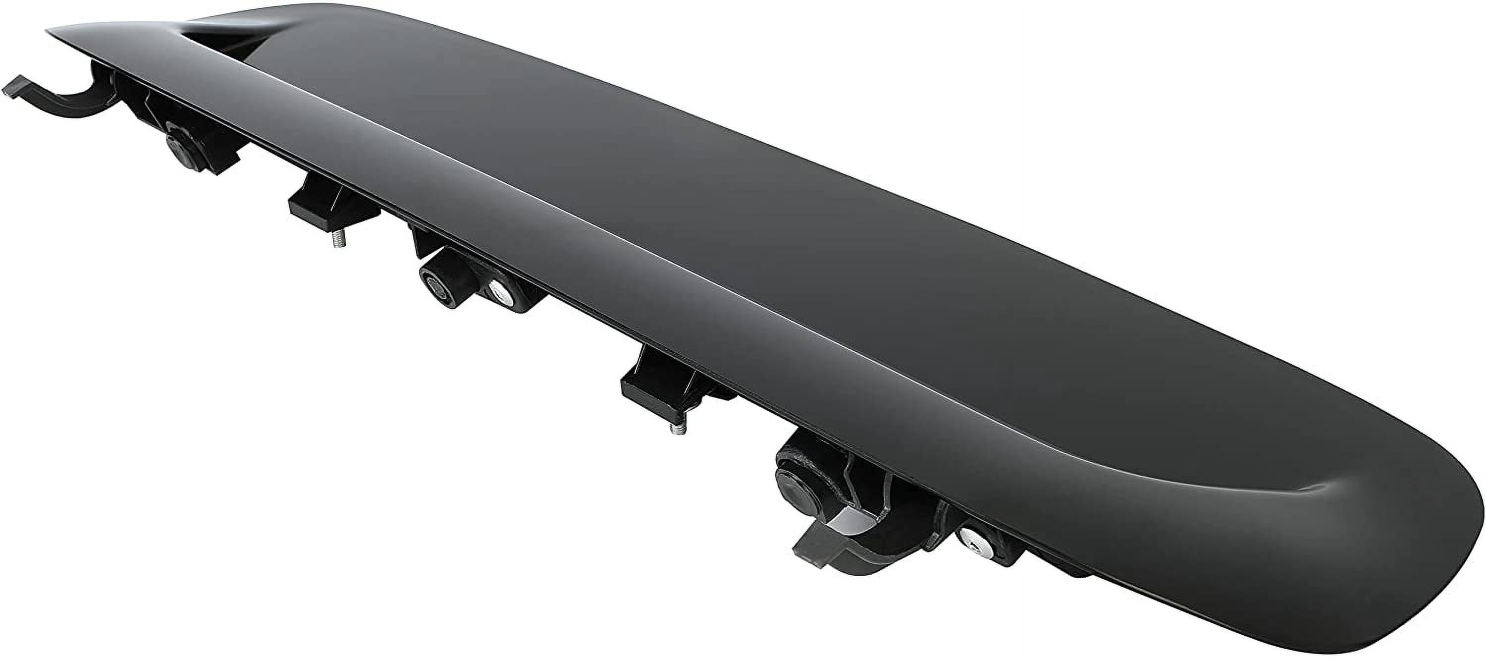 Ecotric Plastic Hood Scoop Upgrade Kit, Unpainted Black Compatible with 2010-2021 Toyota 4Runner