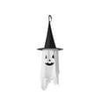 thumbnail image 2 of Taicans Halloween Hanging Ghosts,15x41in Large Size Halloween Decorations Outdoor Hanging Ghosts,Glowing Ghost Witch Hat Lights for Yard Patio Garden Tree Outside,Reusable Spooky Festival Light, 2 of 6