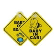 thumbnail image 1 of SPRING PARK Baby on Board Car Warning Safety Suction Cup Sticker Waterproof Notice Board, 1 of 6