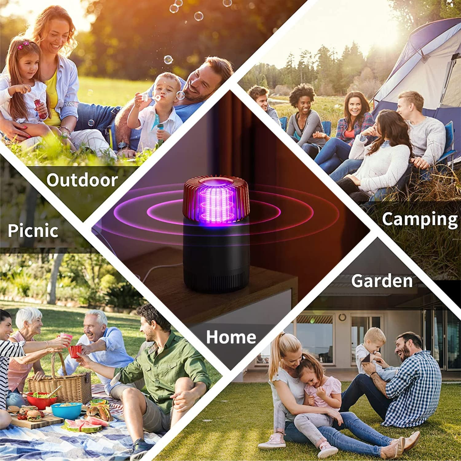 Mosquito Zapper, 2 in 1 Mosquito Trap, Mosquito Killer, Upgraded Mosquito Zapper Indoor, Bug Zapper Indoor & Outdoor