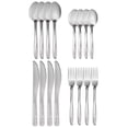 thumbnail image 1 of Juego de cubiertos Moven  Jazmin 16 Piezas Acero Inoxidable,  Cuchara Sopera, Cuchillo, Tenedor, Cuchara Cafetera, 1 of 8